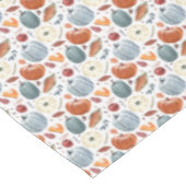 Herbstkürme und Herbstleaves Muster Tischdecke (Schrägansicht)