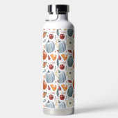 Herbstkürme und Herbstleaves Muster Trinkflasche (Rechts)