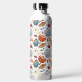 Herbstkürme und Herbstleaves Muster Trinkflasche (links)