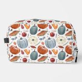 Herbstkürme und Herbstleaves Muster Waschbeutel (Vorderseite)