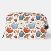 Herbstkürme und Herbstleaves Muster Waschbeutel (Rückseite)