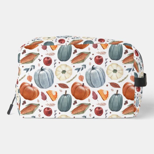 Herbstkürme und Herbstleaves Muster Waschbeutel (Rückseite)