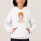 Herbstlama, Niedlicher Llama, Llama mit Hut, Alpac Hoodie (Vorderseite)
