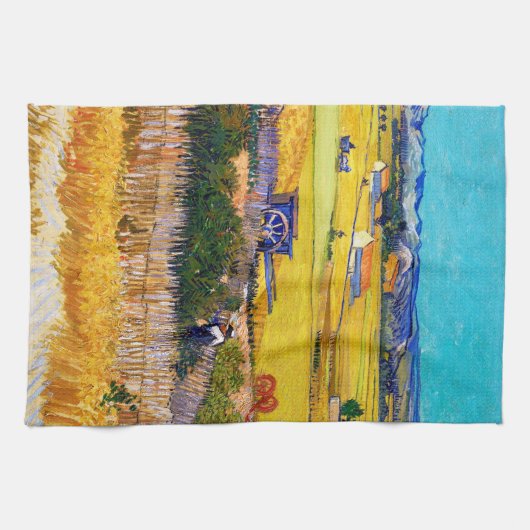 Herbstland, Van Gogh Geschirrtuch (Horizontal)