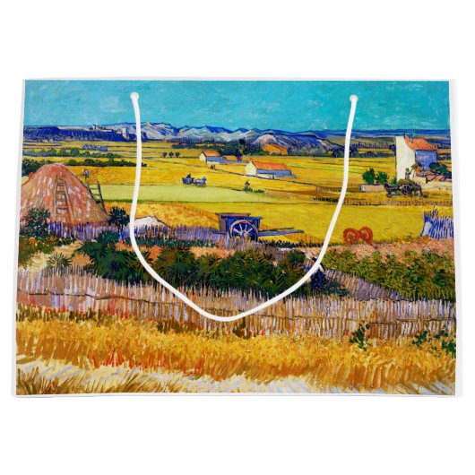Herbstland, Van Gogh Große Geschenktüte (Vorderseite)