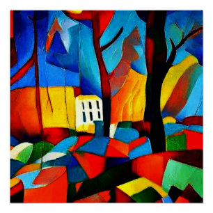 Herbstlandschaft 1 poster