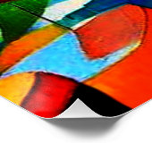 Herbstlandschaft 1 poster (Ecke)