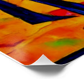 Herbstlandschaft 3 poster (Ecke)