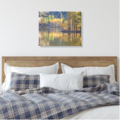 Herbstlandschaft am See Leinwanddruck (Insitu (Schlafzimmer))
