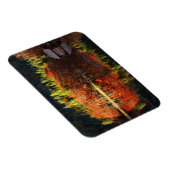 Herbstlandschaft am See Magnet (Rechte Seite)