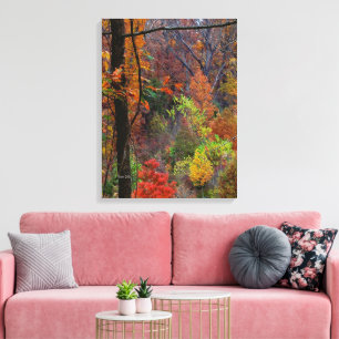 Herbstlandschaft auf Leinwand