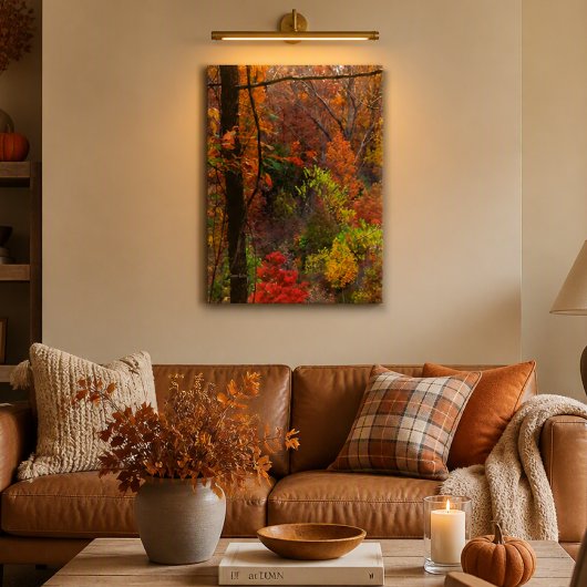 Herbstlandschaft auf Leinwand