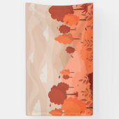 Herbstlandschaft Banner (Vertikal)