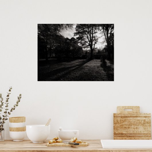 Herbstlandschaft Bute Park Cardiff Poster (Küche)