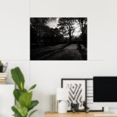 Herbstlandschaft Bute Park Cardiff Poster (Heimbüro)