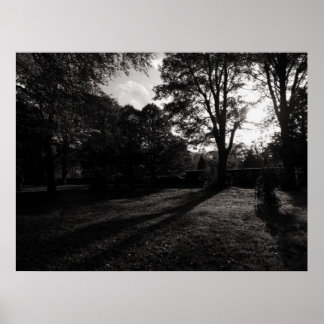 Herbstlandschaft Bute Park Cardiff Poster