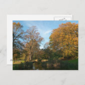 Herbstlandschaft Bute Park Cardiff Postkarte (Vorne/Hinten)