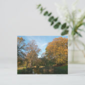 Herbstlandschaft Bute Park Cardiff Postkarte (Stehend Vorderseite)