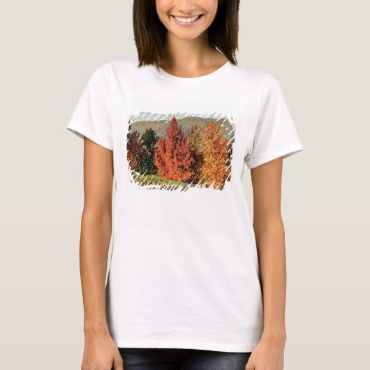 Herbstlandschaft, c.1903 (Öl auf Leinwand) T-Shirt (Vorderseite)