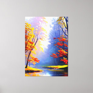 Herbstlandschaft Canvas Print Leinwanddruck