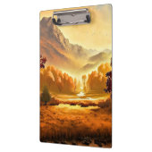 Herbstlandschaft Gemälde-68754 Klemmbrett (Links)