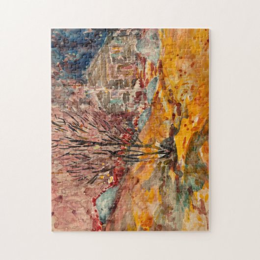 Herbstlandschaft | George Luks Puzzle (Vertikal)