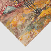 Herbstlandschaft | George Luks Seidenpapier (Ausschnitt)