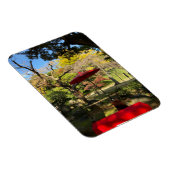 Herbstlandschaft im japanischen Garten Magnet (Rechte Seite)