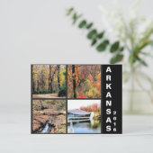 Herbstlandschaft in Arkansas Travel Postcard Postkarte (Stehend Vorderseite)