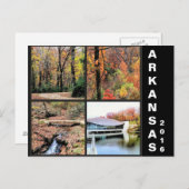 Herbstlandschaft in Arkansas Travel Postcard Postkarte (Vorne/Hinten)