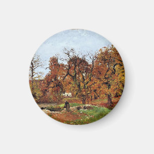 Herbstlandschaft, in der Nähe von Pontoise, Magnet