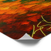 Herbstlandschaft in Neuengland Poster (Ecke)