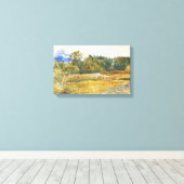 Herbstlandschaft in Rybiniszki Stanislaw Maslowski Leinwanddruck (Insitu (Holzboden))