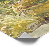 Herbstlandschaft in Rybiniszki Stanislaw Maslowski Poster (Ecke)