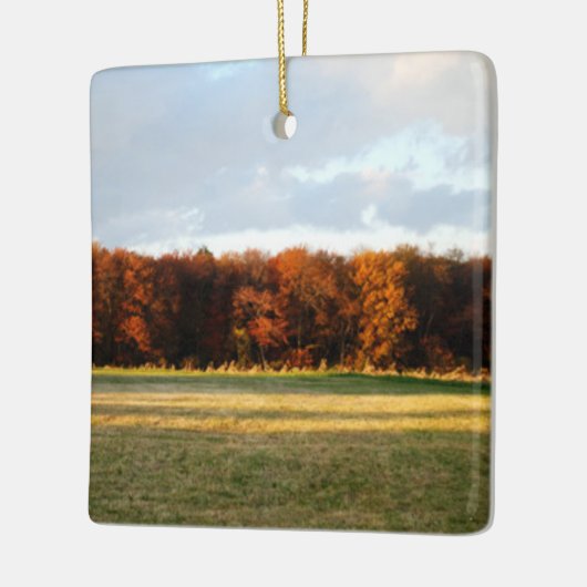 Herbstlandschaft Keramikornament (Links)