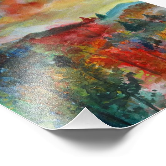 Herbstlandschaft Kunst Berufliches Foto (Ecke)