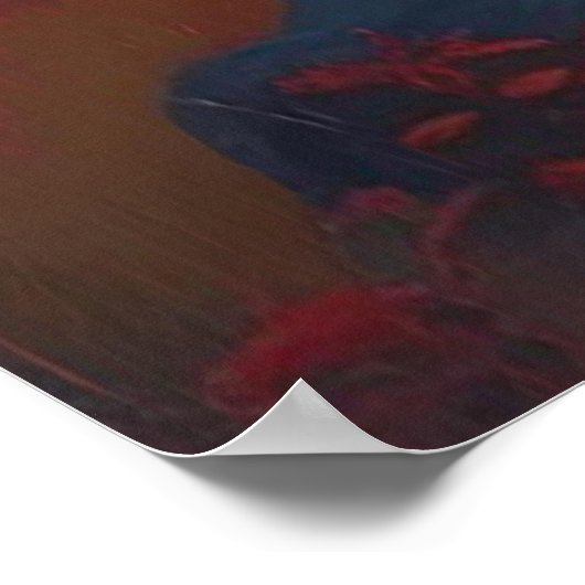 Herbstlandschaft Kunst Poster (Ecke)