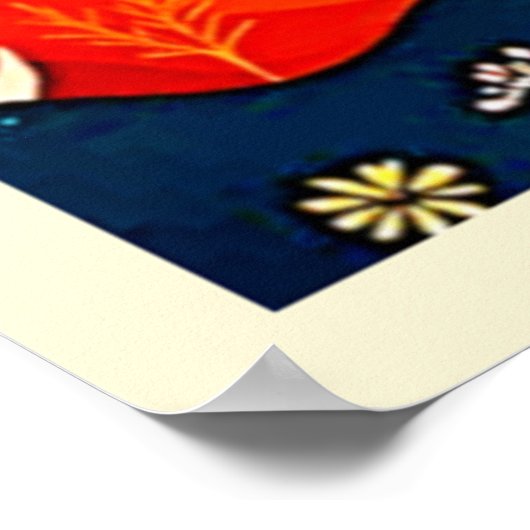 Herbstlandschaft Kunst Poster (Ecke)