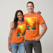 Herbstlandschaft Kunst T-Shirt (Unisex)