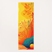 Herbstlandschaft Kunst Yogamatte (Vorderseite)