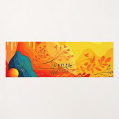 Herbstlandschaft Kunst Yogamatte (Vorderseite (Horizontal))