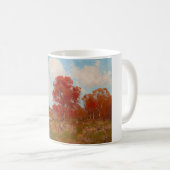 Herbstlandschaft (Landschaft im Herbst) (Rote Bäum Kaffeetasse (VorderseiteRechts)