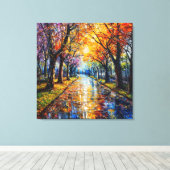 Herbstlandschaft Leinwanddruck (Insitu (Holzboden))