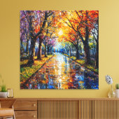 Herbstlandschaft Leinwanddruck (Insitu (Wohnzimmer))