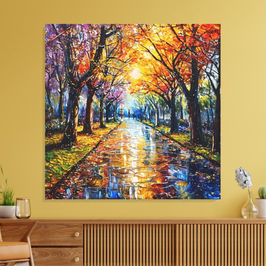 Herbstlandschaft Leinwanddruck (Insitu (Wohnzimmer))
