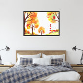 Herbstlandschaft Leinwanddruck (Insitu (Schlafzimmer))