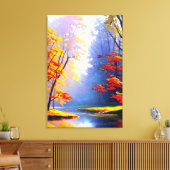 Herbstlandschaft Leinwanddruck (Insitu (Wohnzimmer))