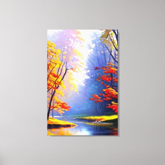 Herbstlandschaft Leinwanddruck (Vorderseite)