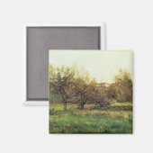 Herbstlandschaft Magnet (Vorderseite/Rückseite)