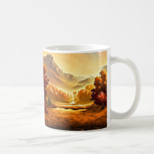 Herbstlandschaft Malerei-1 Kaffeetasse